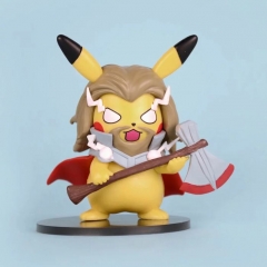 Pokemon Pikachu COS The Thor Model Toys Anime figure