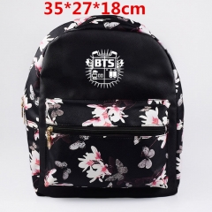 K-POP BTS Bulletproof Boy Scouts Star Backpack Bag