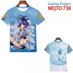 Touhou Project Full Printed Short Sleeve Anime T Shirt