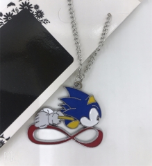 Sonic Game Cartoon Cute Cosplay Decorative Alloy Anime Necklace