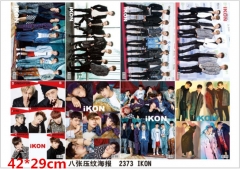 K-POP IKON Star Posters Set(8pcs a set)