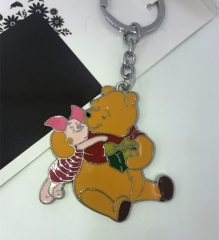 Disney Winnie the Pooh Movie Cosplay Decorative Keyring Alloy Anime Keychain
