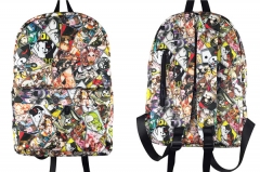Dangan Ronpa Students Anime Nylon Waterproof Cloth Backpack Bag