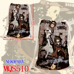 Nekopara Ble-Sided Full Color Handbag Pocket 35X50CM