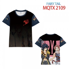 Fairy Tail Full Printed Short Sleeve Anime T Shirt
