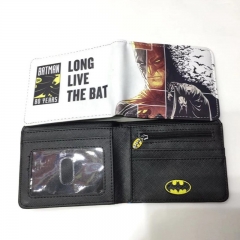 Batman Movie Cosplay PU Leather Coin Purse Anime Wallet