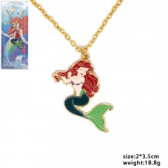 Disney The Little Mermaid Ariel Cosplay Movie Alloy Necklace
