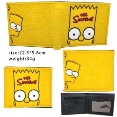 Simpsons Cartoon Silica Gel Purse Cute Wallet