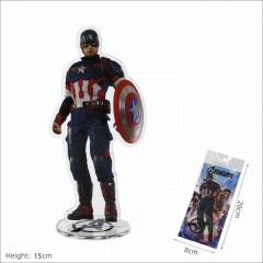 Captain America Character Cartoon Cosplay Acrylic Anime Standing Plates