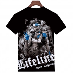 Apex Legends Game Print Casual Short Sleeve t Shirt
