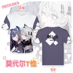 Arknights Game Anime Character Cartoon Modal T shirt