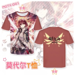 Arknights Game Anime Character Cartoon Modal T shirt