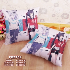 Arknights Game Anime Character Cartoon Square Pillow