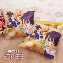 Dragon Ball Z Anime Character Cartoon Square Pillow