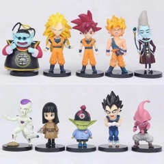 Dragon Ball Z Collection Model Toy Anime PVC Figure 10 Piece /Set