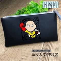 One Punch Man Cosplay Cute Cartoon Pattern For Student Anime Pencil Bag
