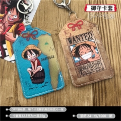 One Piece Cartoon Anime Card Holder