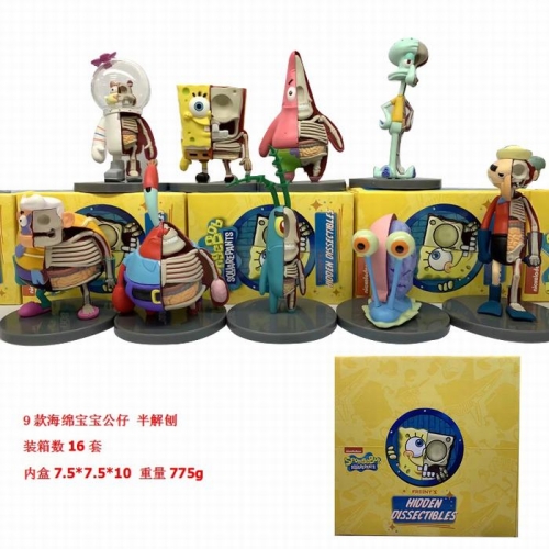 Spongebob SquarePants anime figures set(9pcs a set)