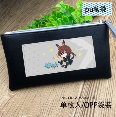 Arknights Cartoon Cosplay For Student PU Anime Pencil Bag