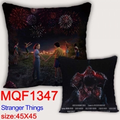 Stranger Things Cosplay Cartoon Two Side Square Plush Stuffed Pillow