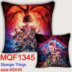 Stranger Things Cosplay Cartoon Two Side Square Plush Stuffed Pillow