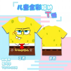 SpongeBob SquarePants Unisex For Kid Modal Material Cartoon Cosplay Anime T shirt
