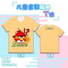 Angry Birds Unisex For Kid Modal Material Cartoon Cosplay Anime T shirt