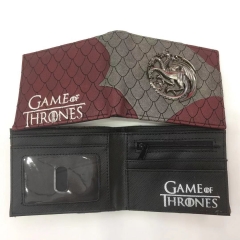 Game of Thrones Cartoon Colorful PU Leater Wallet and Purse