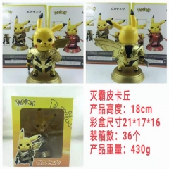 Pokemon Pikachu COS Thanos Anime Action Figure Model Toy 18cm