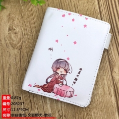 Bungo Stray Dogs Cartoon Cosplay Purse PU Leather Anime Short Wallet