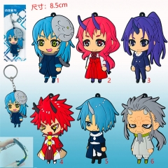 6 Designs That Time I Got Reincarnated as a Slime Cartoon Character Soft Plastic Anime Keychain