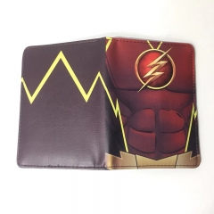 The Flash Movie Cosplay Card Holder Anime Passport Book Cover Card Bag