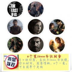The Last of Us Anime Cartoon Brooches And Pins 8pcs/set