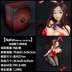 Native Collection Sexy Girl Hard Chest Cartoon Character Model Collection Toy Anime Figure