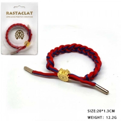 Rastaclat Red Jewelry Bangles Weaving Anime Bracelet