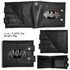 Marvel's The Avengers Batman Cosplay PU Leather Coin Purse Anime Wallet