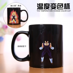 Dragon Ball Vegeta Japanese Fashion Cup Coffee Mug Cups Will Change Color Anime Ceramic Cup 300Ml