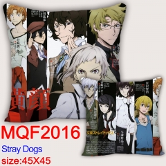 Bungo Stray Dogs Cartoon Cosplay Anime Square Soft Stuffed Pillow