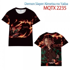 Demon Slayer: Kimetsu no Yaiba Anime Cartoon Movie 3D Printing Short Sleeve Casual T shirt