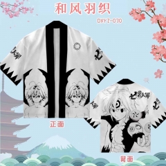 The Seven Deadly Sins Cosplay Cartoon Colorful Japanese Style Anime Kimono Costume