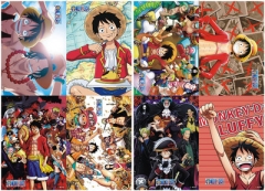 One Piece Anime Posters Set （8pcs a set)