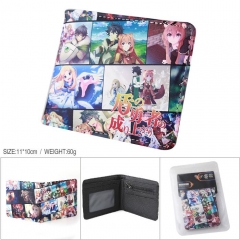 The Rising of The Shield Hero/Tate no Yuusha no Nariagari Cosplay PU Folding Color Printing Purse Anime Wallet