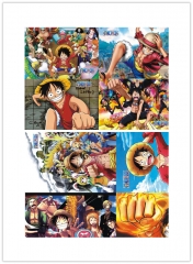 One Piece Luffy Anime Posters Set （8pcs a set)
