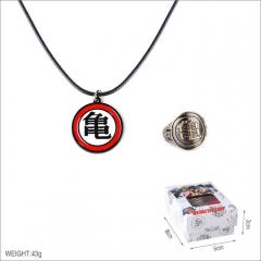 Dragon Ball Z Cosplay Collection Alloy Anime Necklace and Ring Set