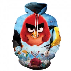 Angry Birds Anime 3D Printed Sweatshirts Anime Hooded Hoodie