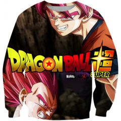 Dragon Ball Z Anime 3D Printed Sweatshirts Anime Round Neck Hoodie