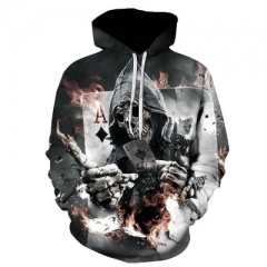 Death Knight Anime 3D Printed Sweatshirts Anime Hooded Hoodie