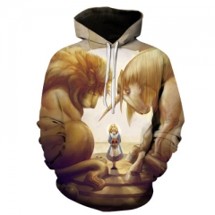 Unicorn Anime 3D Printed Sweatshirts Anime Hooded Hoodie