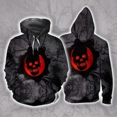 Gears of War Game Cosplay For Adult 3D Printing Anime Hooded  Hoodie