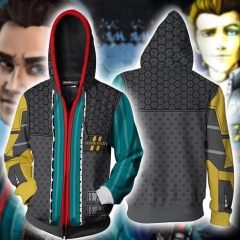 Borderlands Game Cosplay For Adult 3D Printing Anime Hooded  Zipper Hoodie